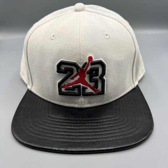 Air Jordan 23‎ Hat Men White Black Embroidered Jumpman Snap Back Cap